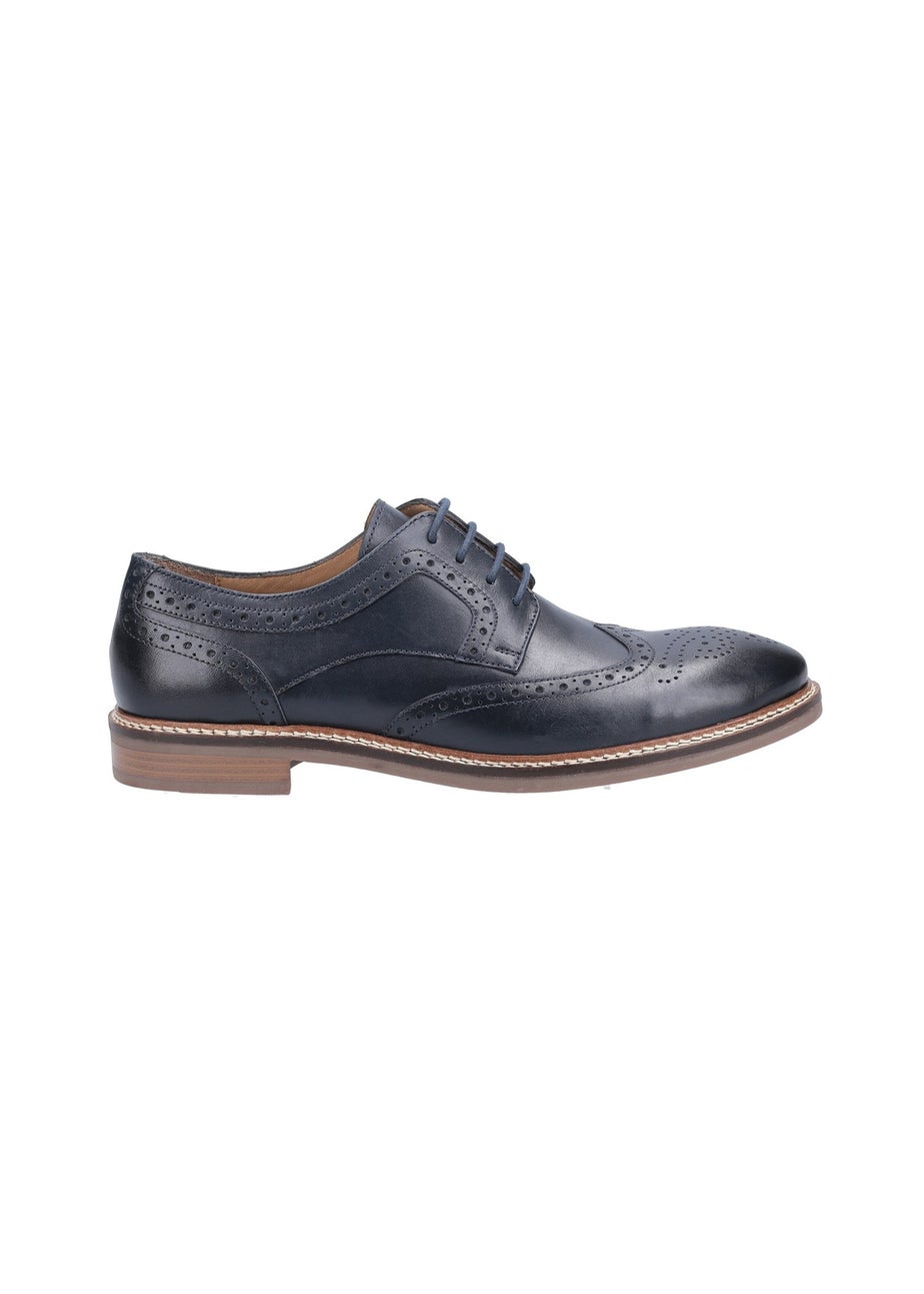 Hush Puppies Blue Bryson Lace Shoes