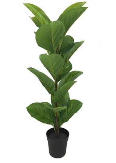 Premier Decorations Green Artificial Decorative Rubber Plant