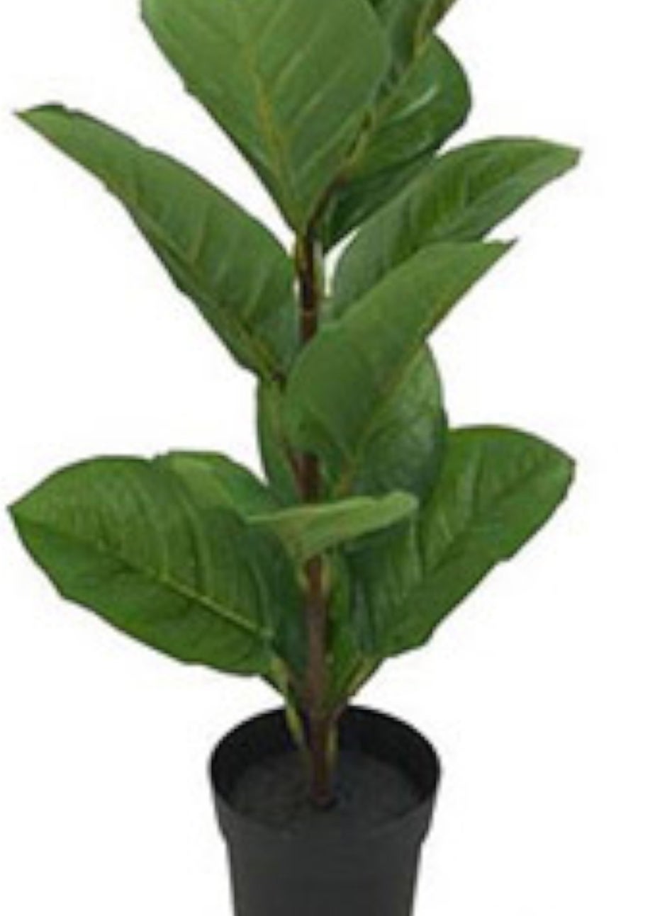 Premier Decorations Green Artificial Decorative Rubber Plant