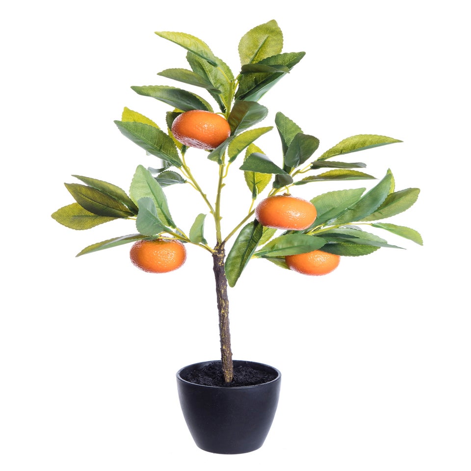Premier Decorations Green Artificial Orange Tree