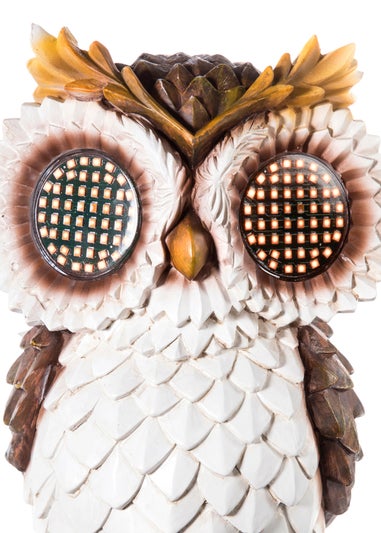 Premier Decorations Owl Light with Solar Powered Moving Eyes (23cm)