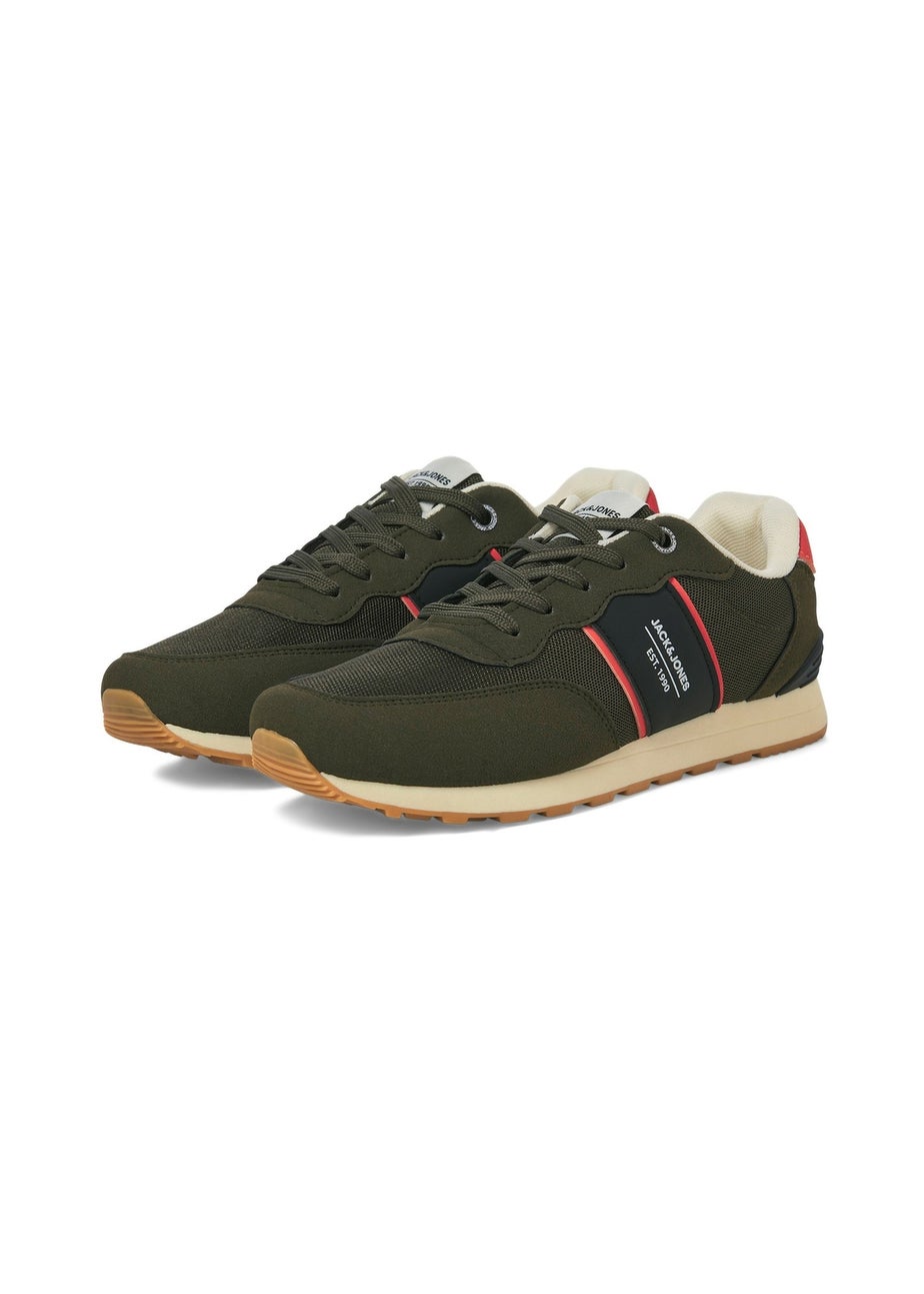 Jack & Jones Olive Spirit Runner Trainer