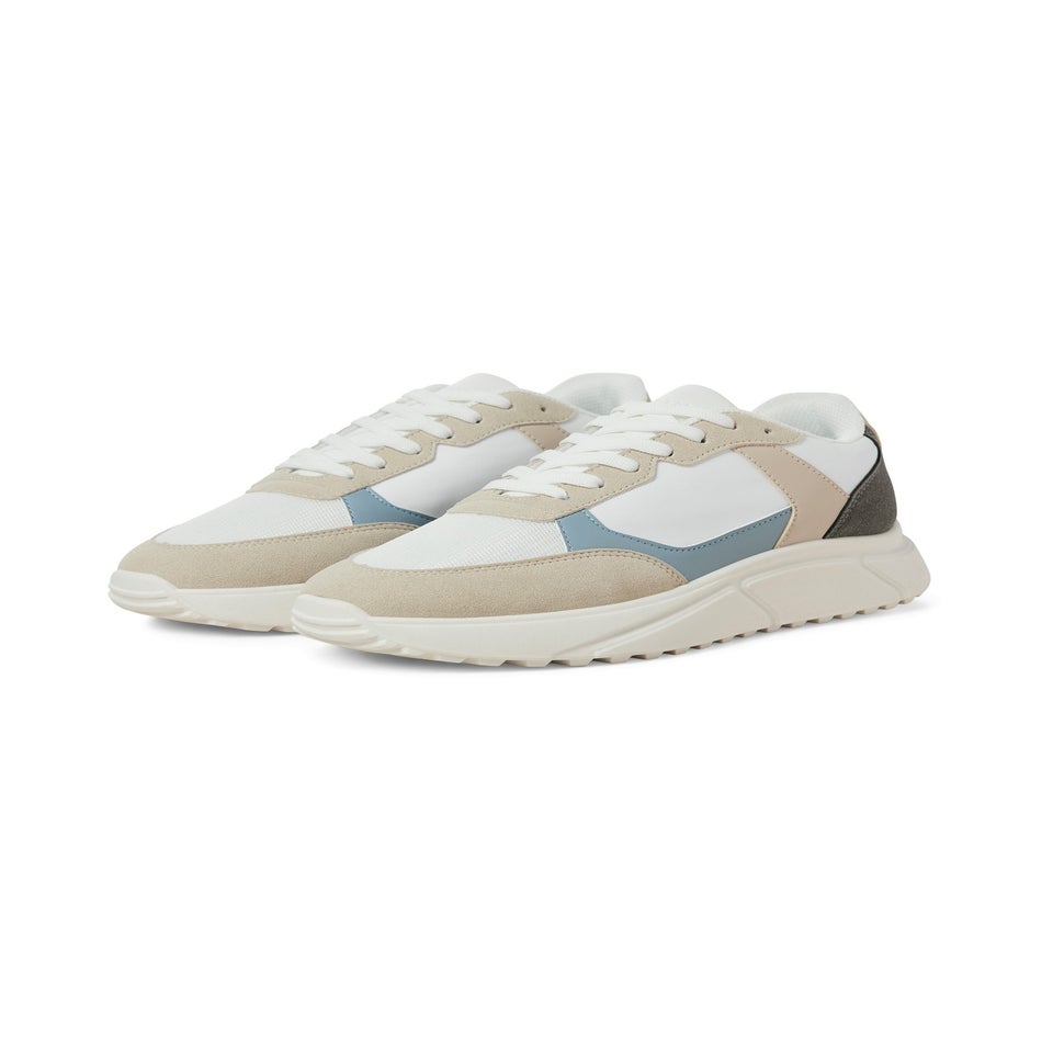 Jack & Jones Cream Aspire Runner Trainer