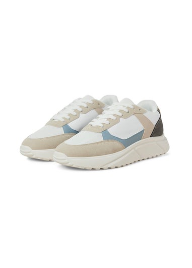 Jack & Jones Cream Aspire Runner Trainer