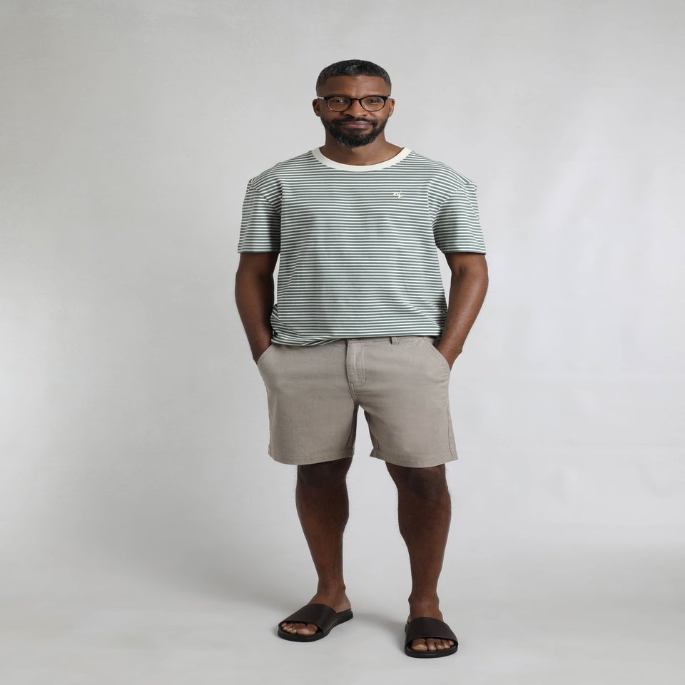 Weird Fish Stone Charleston Textured Chino Shorts