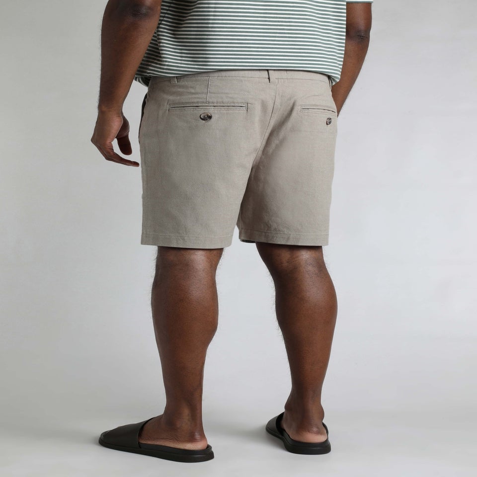 Weird Fish Stone Charleston Textured Chino Shorts