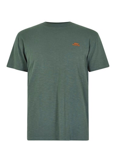 Weird Fish Dusky Green Fished Branded T-Shirt