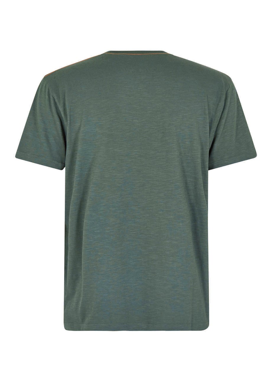 Weird Fish Dusky Green Fished Branded T-Shirt