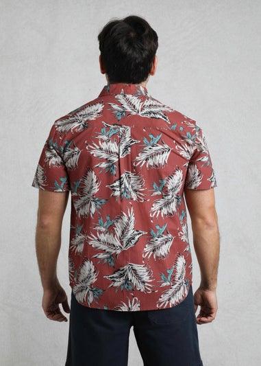 Weird Fish Paprika Faraway Printed Shirt