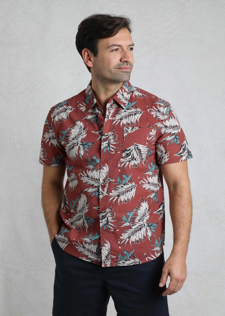 Weird Fish Paprika Faraway Printed Shirt