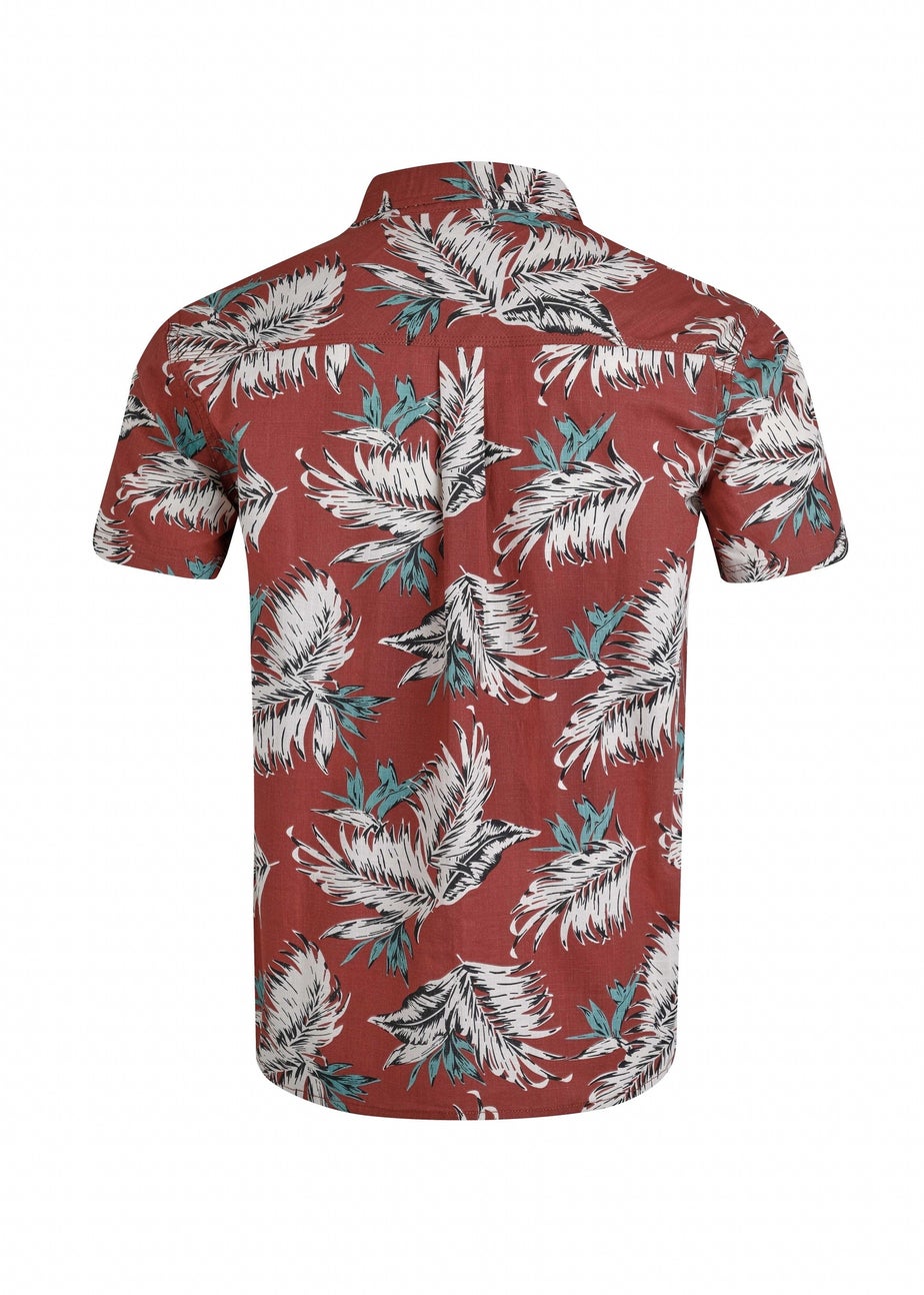 Weird Fish Paprika Faraway Printed Shirt