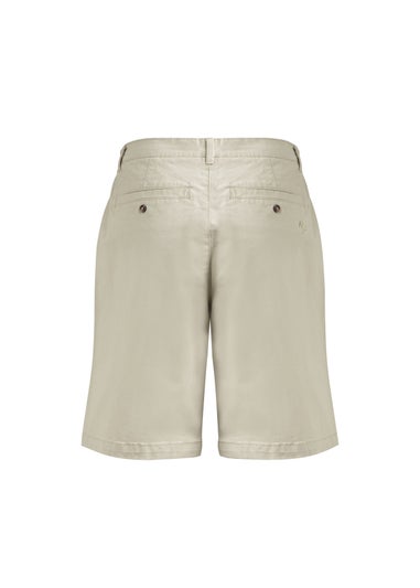 Weird Fish Oyster Annalise Knee Length Chino Shorts