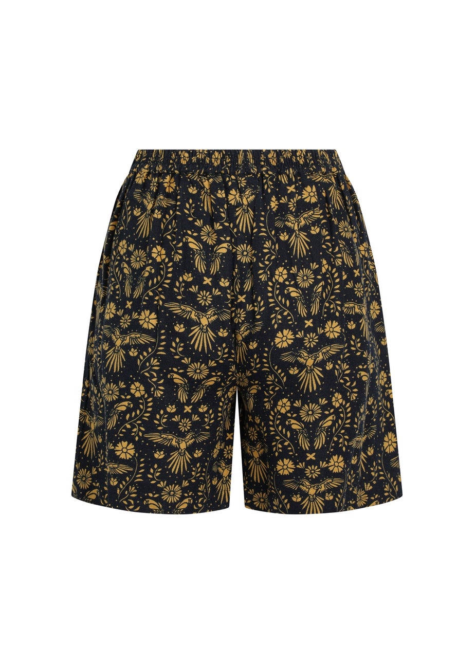 Weird Fish Ink Aloha Printed Shorts