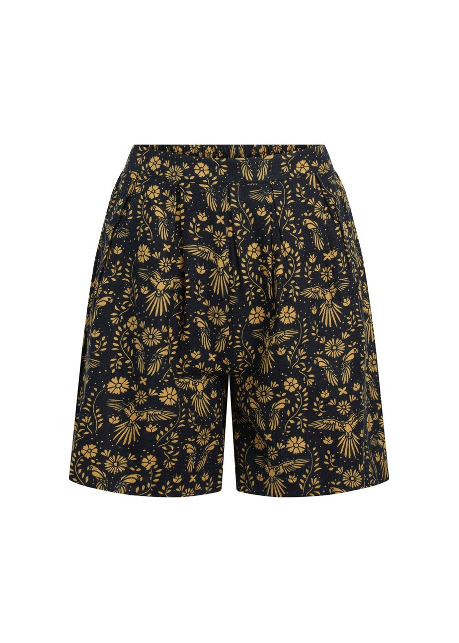 Weird Fish Ink Aloha Printed Shorts