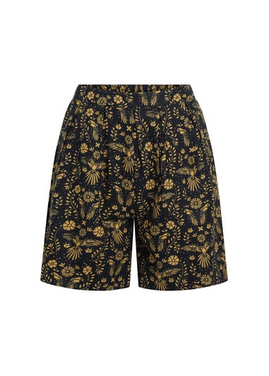 Weird Fish Ink Aloha Printed Shorts