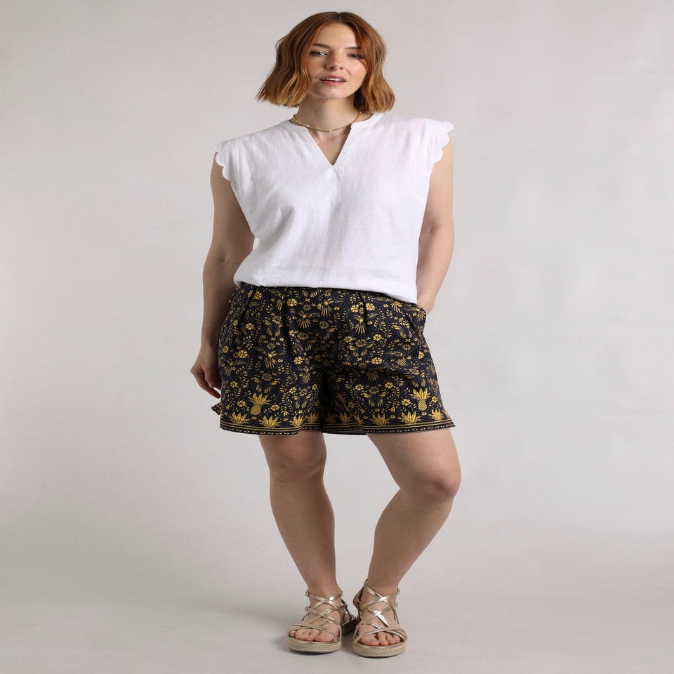 Weird Fish Ink Aloha Printed Shorts