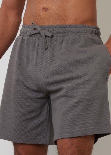 Threadbare Blue 3-Pack Popcorn Textured Cotton Lounge Shorts