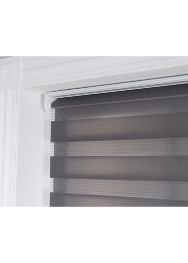 Little Black Book Slate Grey Day & Night Blind