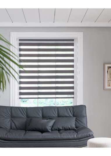 Little Black Book Slate Grey Day & Night Blind