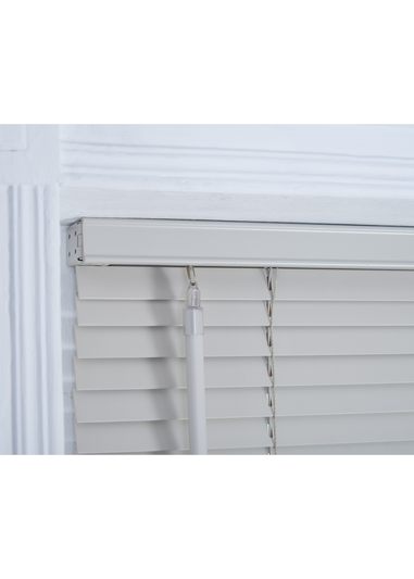 Little Black Book Warm Grey FSC Wood Venetian(25mm)