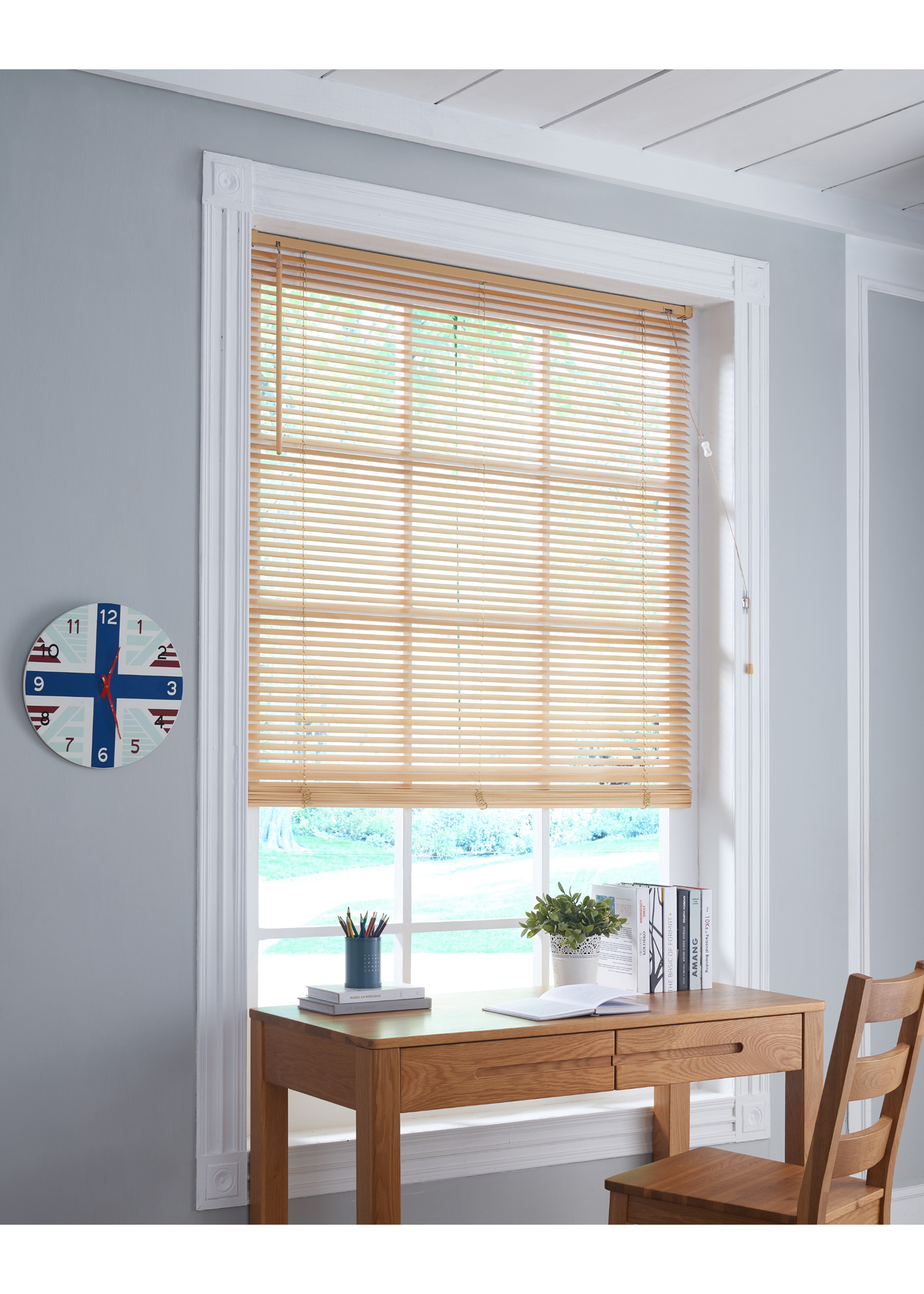 Little Black Book Natural FSC Wood Venetian (25mm)