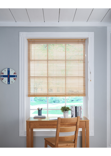 Little Black Book Natural FSC Wood Venetian (25mm)