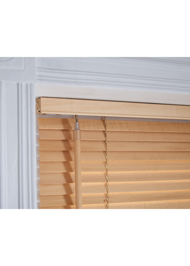 Little Black Book Natural FSC Wood Venetian (25mm)