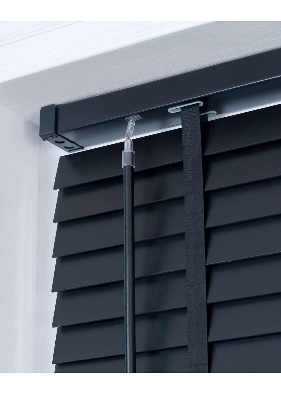 Little Black Book Black FSC Wood Venetian(50mm)