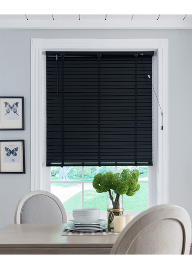 Little Black Book Black FSC Wood Venetian(50mm)