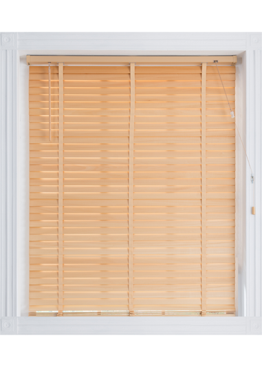 Little Black Book Natural FSC Wood Venetian(50mm)