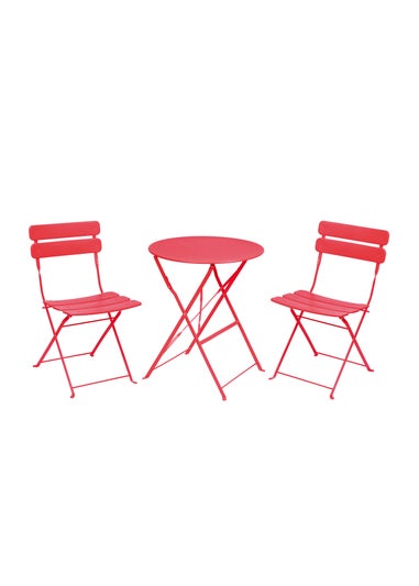 Premier Decorations Reims 2 Seater Bistro Set Coral