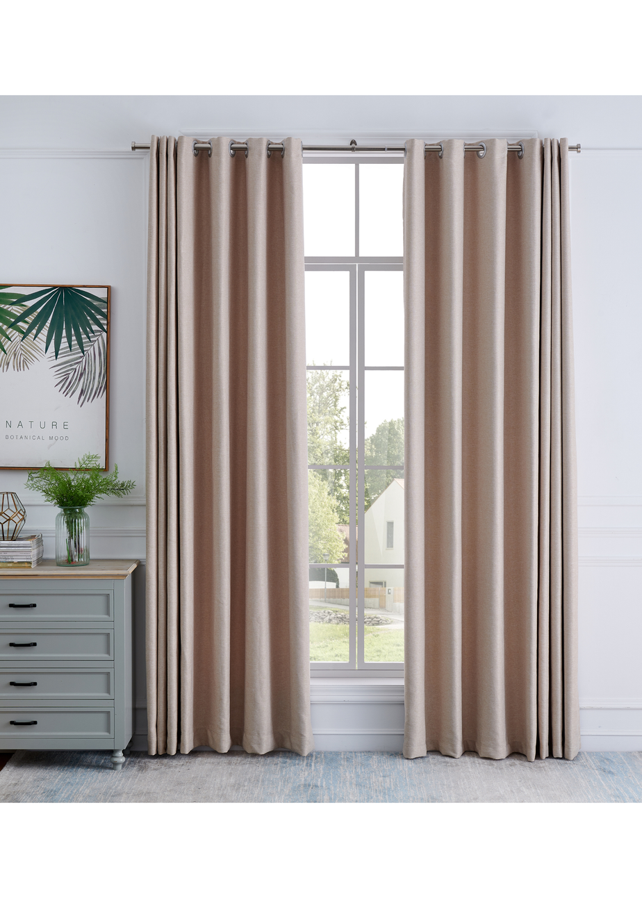 Little Black Book Stainless Steel Extendable Stud Curtain Pole