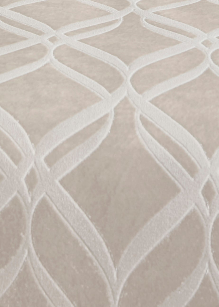 Soiree Belfort Velvet Champagne Duvet Cover Set