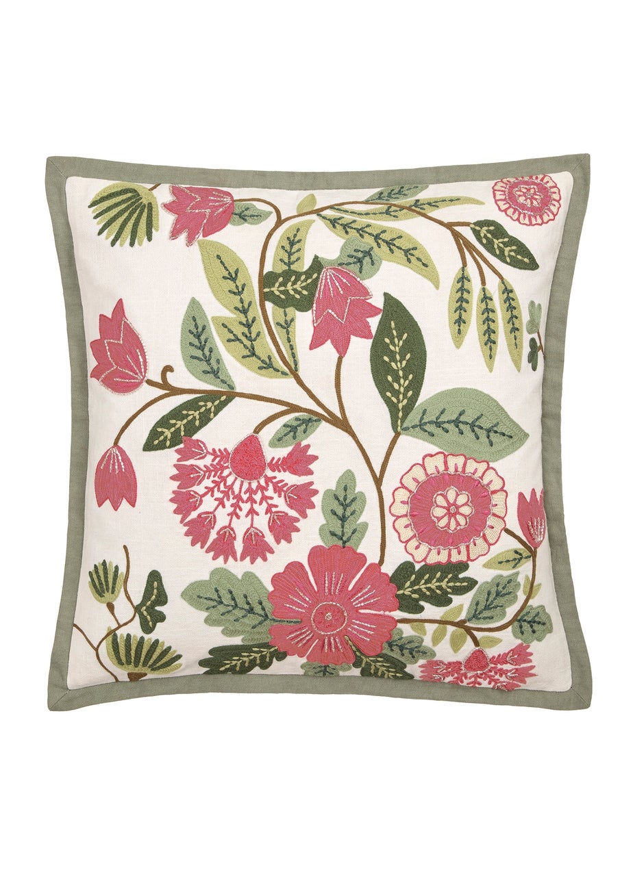 Appletree Aurelia Tufted Green Filled Cushion