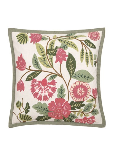 Appletree Aurelia Tufted Green Filled Cushion