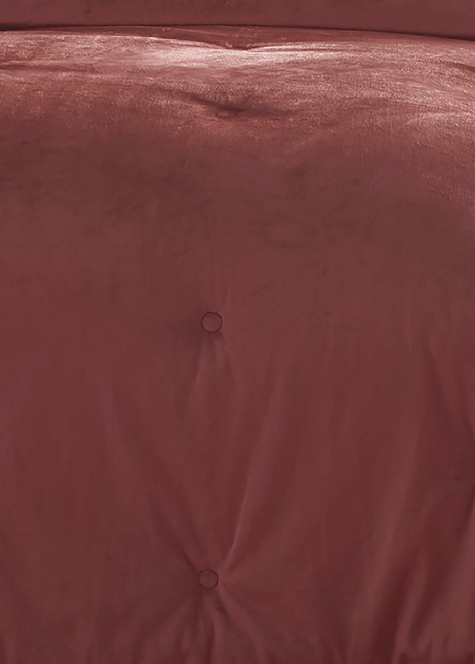 Appletree Austell Velvet Quilted Pink Bedspread