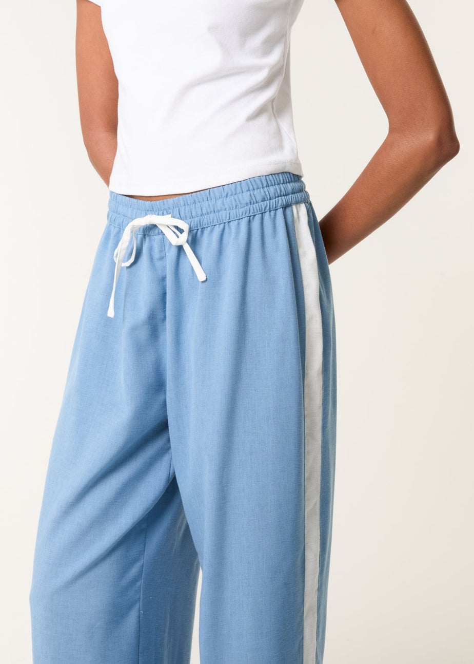 Blue Vanilla Blue Side Stripe Trouser