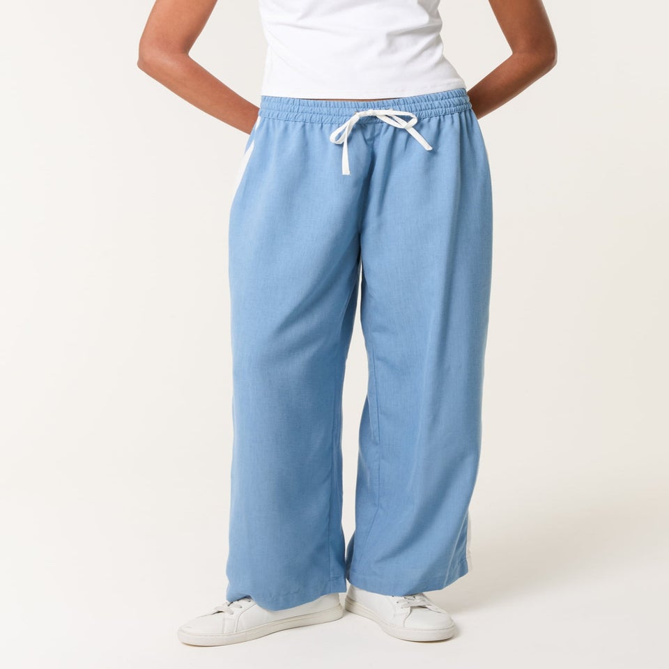 Blue Vanilla Blue Side Stripe Trouser