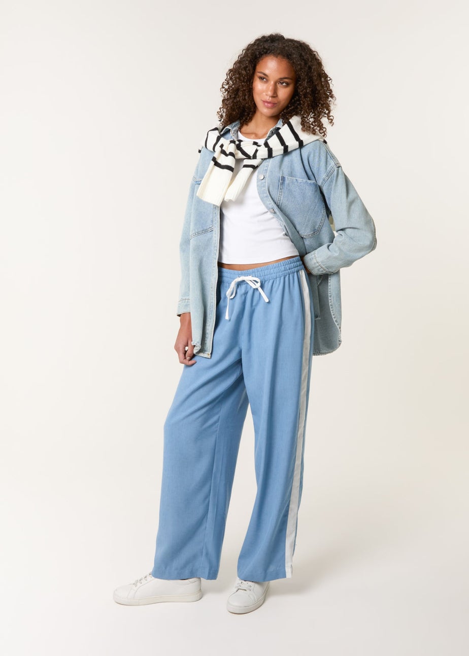 Blue Vanilla Blue Side Stripe Trouser