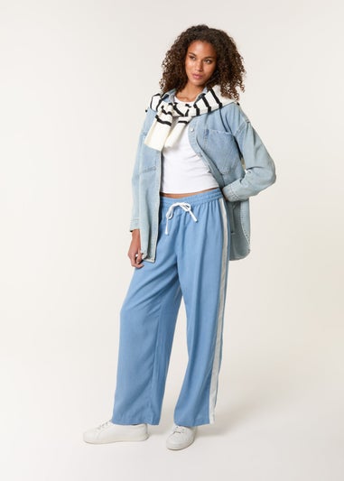 Blue Vanilla Blue Side Stripe Trouser