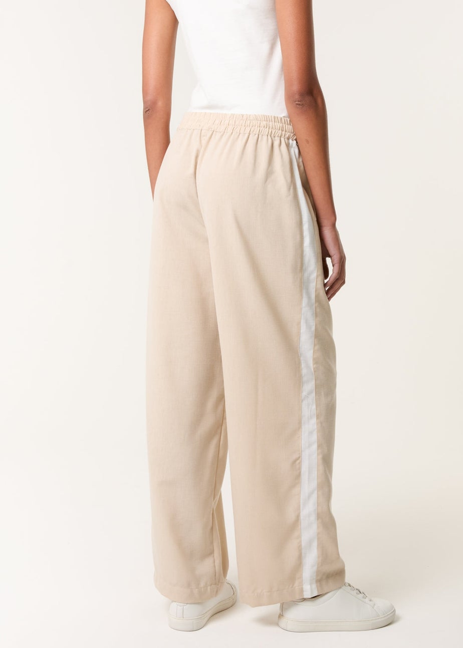 Blue Vanilla Stone Side Stripe Trouser