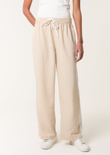 Blue Vanilla Stone Side Stripe Trouser