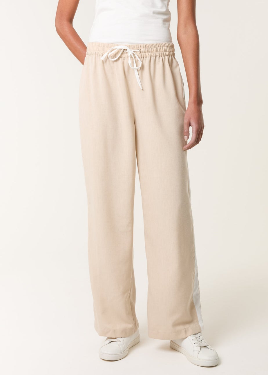 Blue Vanilla Stone Side Stripe Trouser