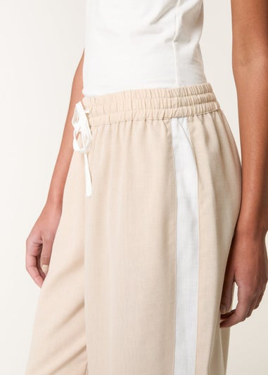 Blue Vanilla Stone Side Stripe Trouser