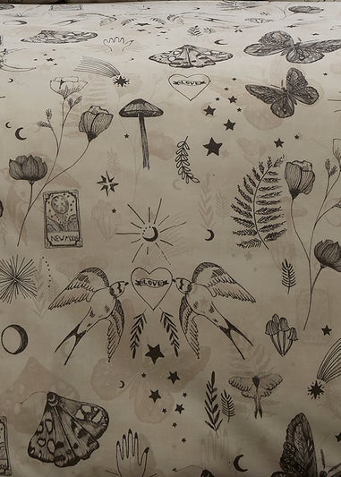 Fusion Celeste Reversible Grey Duvet Cover Set