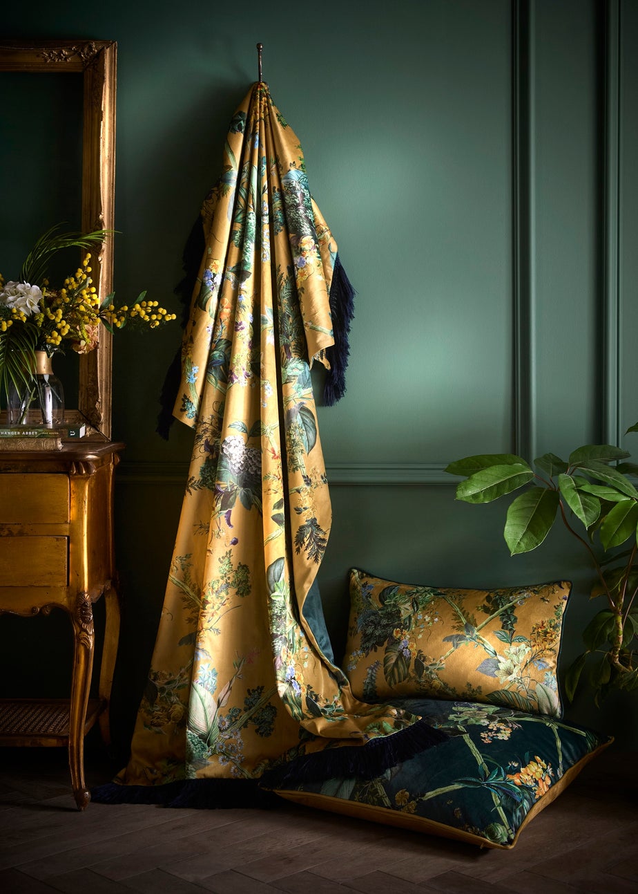 Laurence Llewelyn-Bowen Cotswold Fantasia Dawn Green Large Filled Cushion