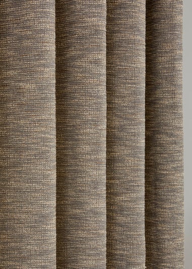 Curtina Talon Jacquard Heavyweight Natural Eyelet Curtains