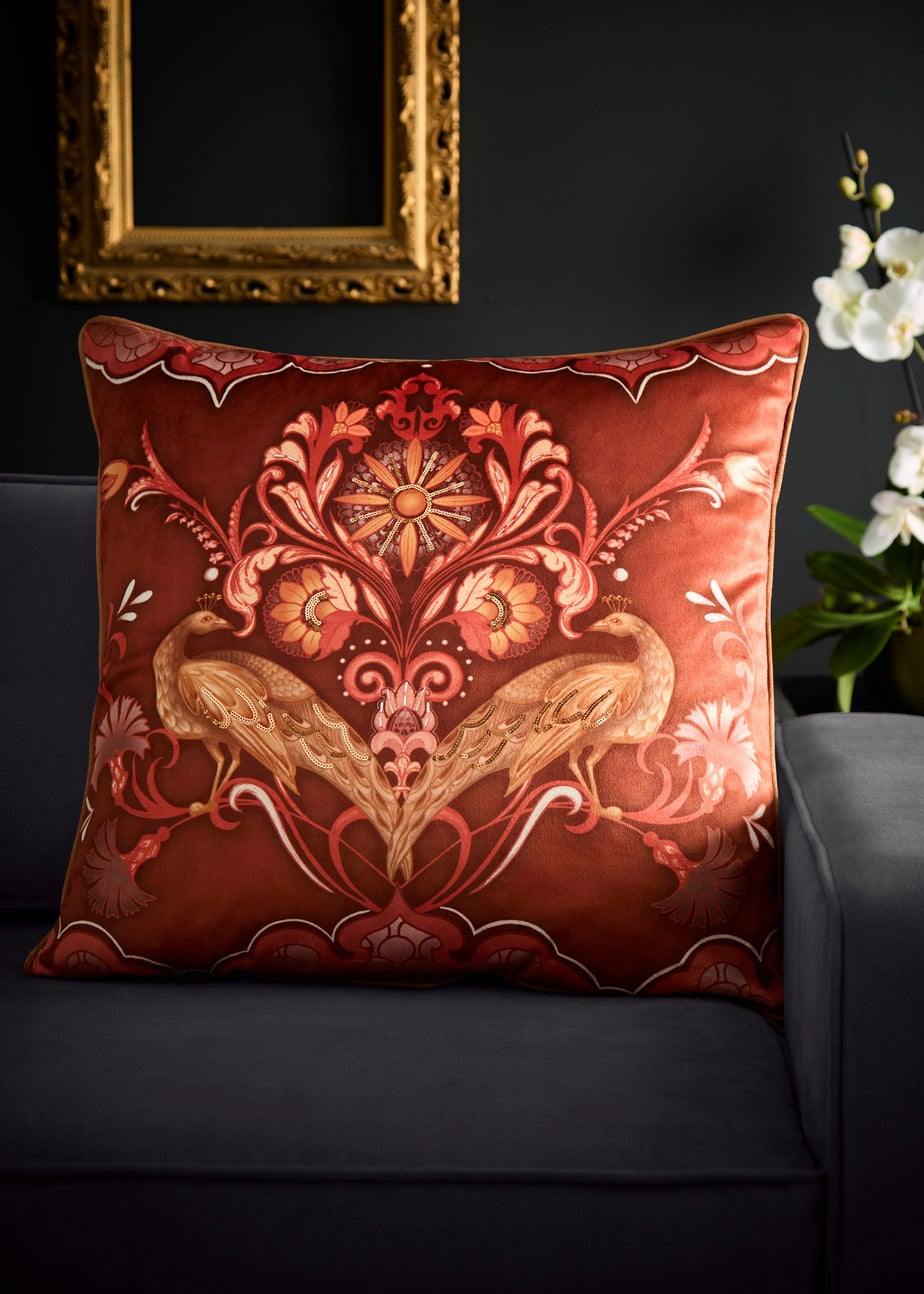 Laurence Llewelyn-Bowen Veritas Velvet Spice Large Filled Cushion