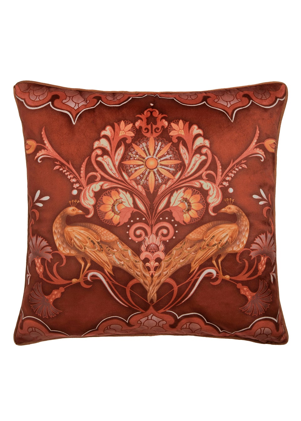 Laurence Llewelyn-Bowen Veritas Velvet Spice Large Filled Cushion