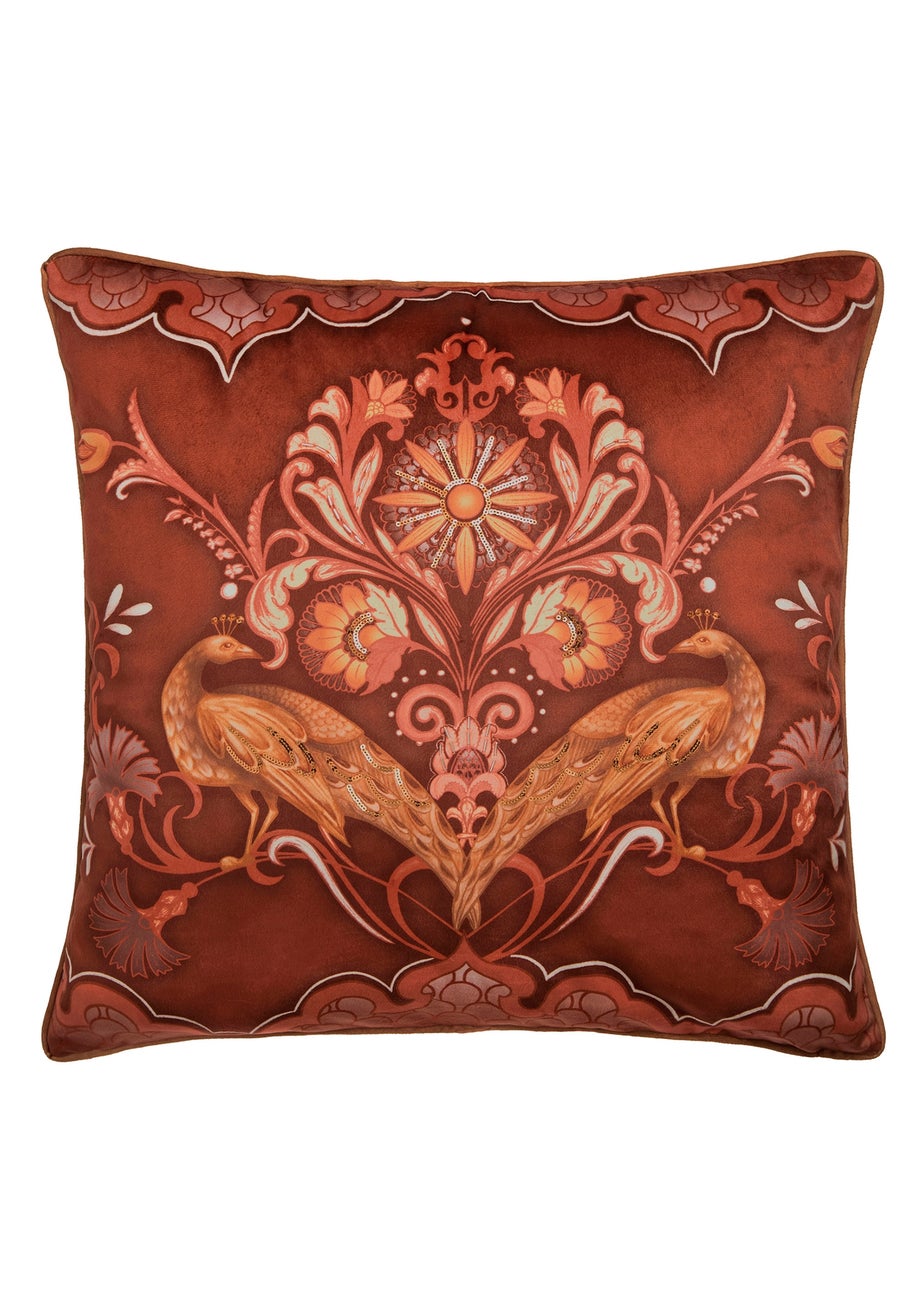 Laurence Llewelyn-Bowen Veritas Velvet Spice Large Filled Cushion